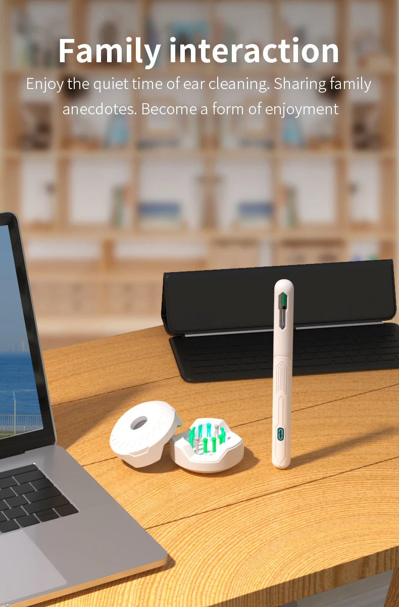 Omnishe™ Ear Cleaner with camera Set (Ear Sticks Otoscope) Take Photo&Video in APP (High Results)